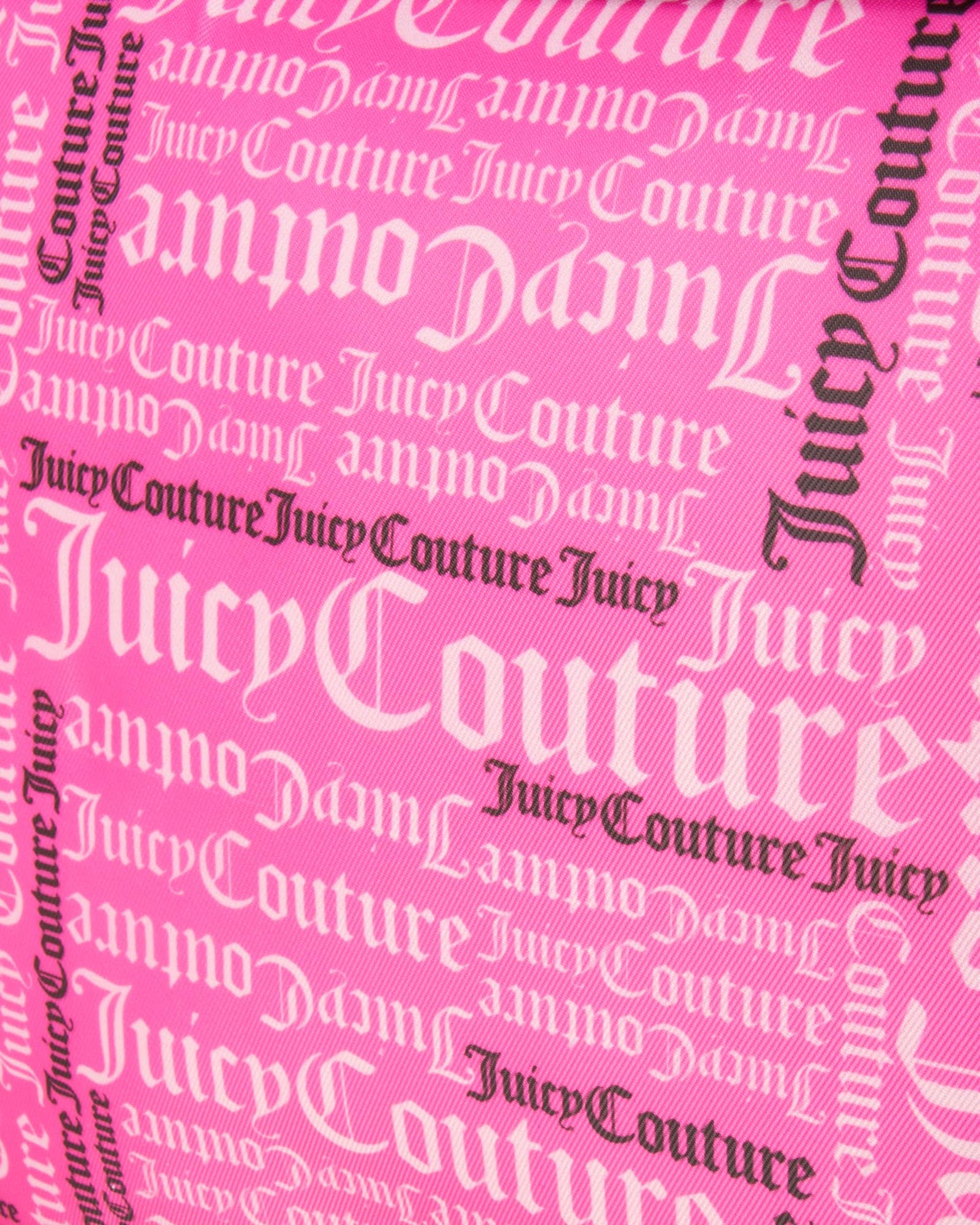 Juicy Couture Hot Pink Graffiti Makeup Bag Cosmetics Organizer Travel Essentials Weekender Logo