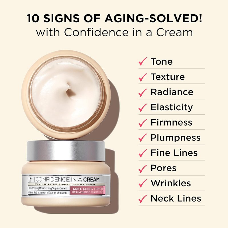 IT Cosmetics Radiance Boosting Skincare Gift Set - 3-Piece Anti-Aging Eye Cream, Moisturizer & Cleanser | Vegan Travel Sizes