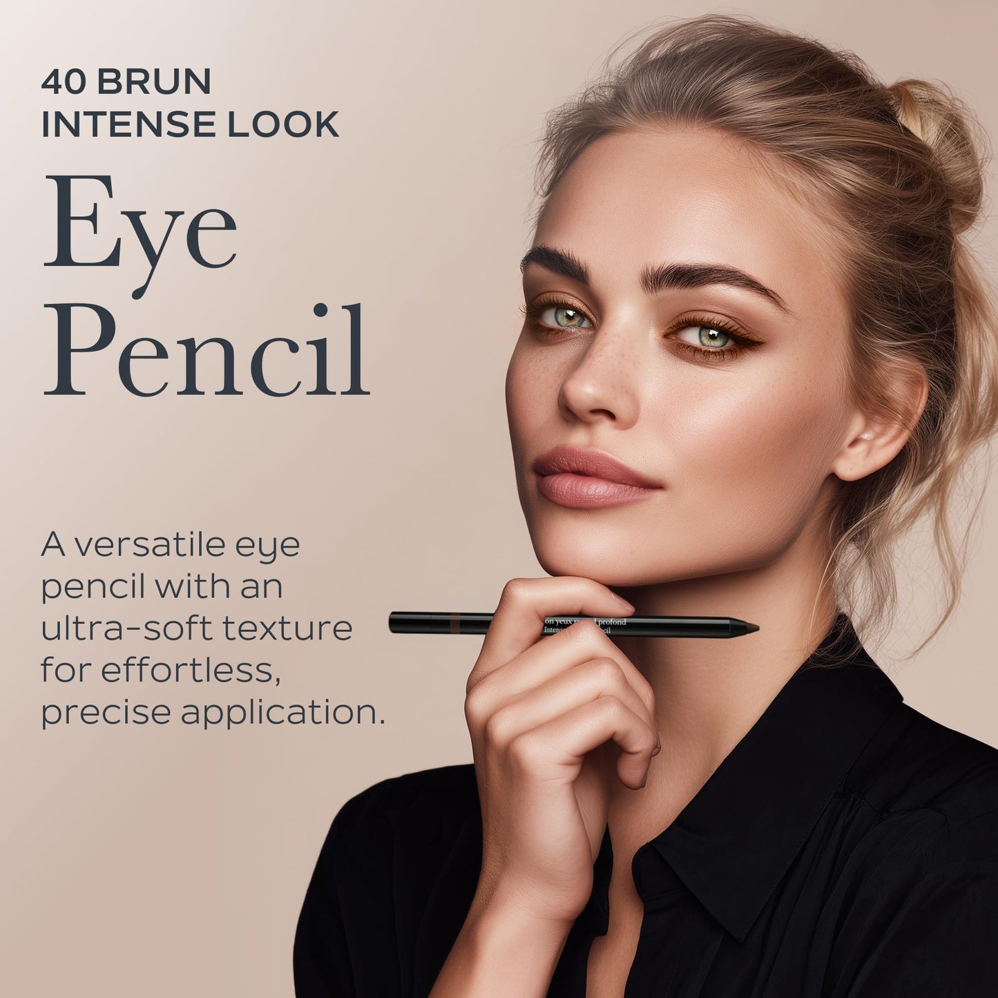 SOTHYS | Intense Look Eye Pencil Brown | Waterproof Eyeliner for Women | Ultra-Soft, Precise Application with Intense Pigments