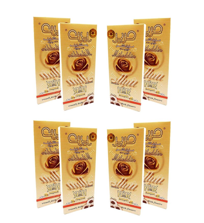 Harir Sweet Packets Hair Removal Wax Waxing Sugar Sugaring Paste Natural All Body Parts All Hair Types Bikini Brazilian Underarms Face Easy to Prepare (8 Packs x 90 gm) Total 25.40 oz / 720 gm