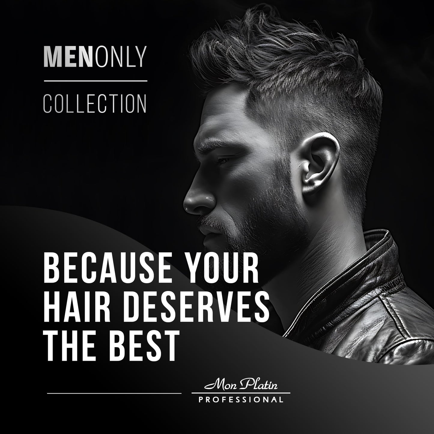 Mon Platin Men’s Styling gel with Jojoba & Black caviar – Men’s Hair Gel with Black Caviar and Jojoba, Strong Hold, Anti-Dandruff Formula, Keeps Hair Styled, Healthy, and Shiny 250ml