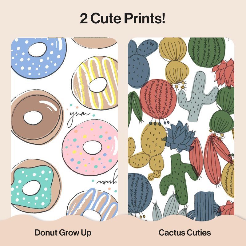 The Honest Company Comfort Dry Disposable Daytime Diapers for Sensitive Skin, Hypoallergenic, Fragrance-Free, Donut Grow Up + Cactus Cuties, Super Club Box, Size 4 (22-37 lbs), 104 Count