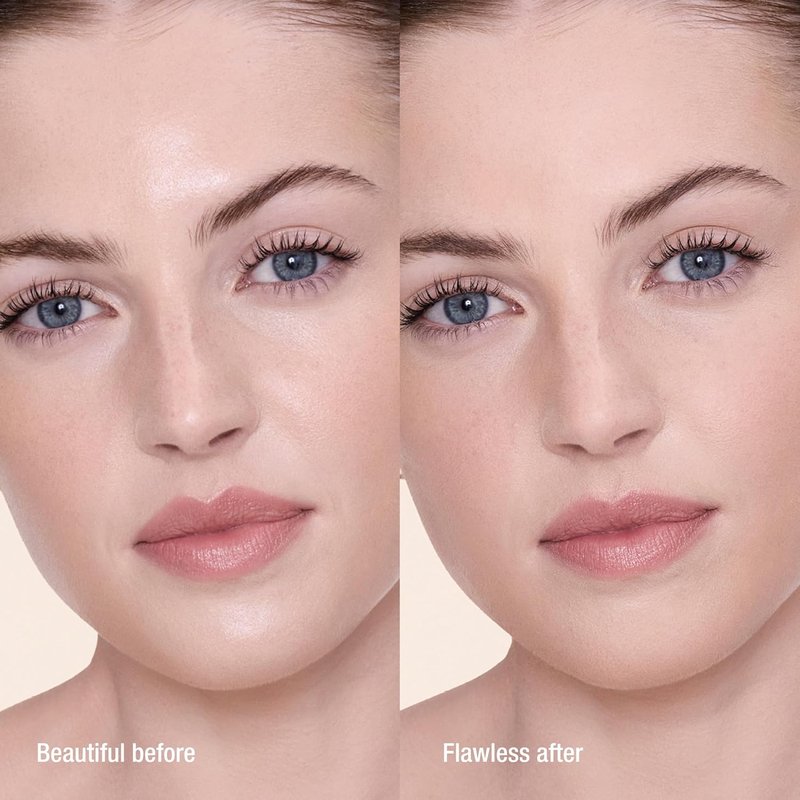 Charlotte Tilbury Airbrush Flawless Finish Setting Powder - Pore-Blurring Face Makeup for Shine Control | Soft-Focus Finish