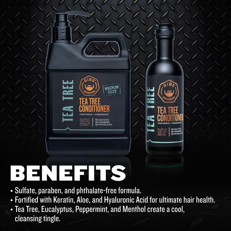 GIBS Grooming Tea Tree Conditioner, 12 fl. oz.