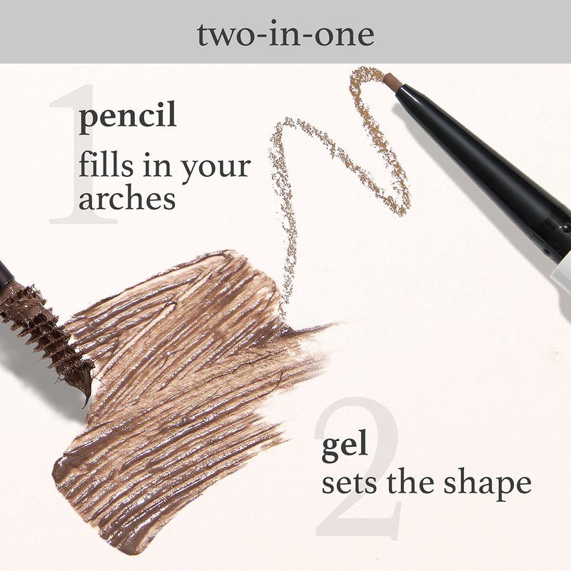 Julep Brow 101 Sculpting Pencil & Tinted Brow Gel Set - Dual-Ended Eyebrow Tool with Brush and Precision Tip - Long-Lasting, Waterproof Formula for Perfectly Defined and Tinted Brows -Medium Brown