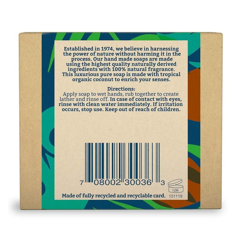 Coconut Soap Bar - Natural Moisturizing Cleanser | 100g