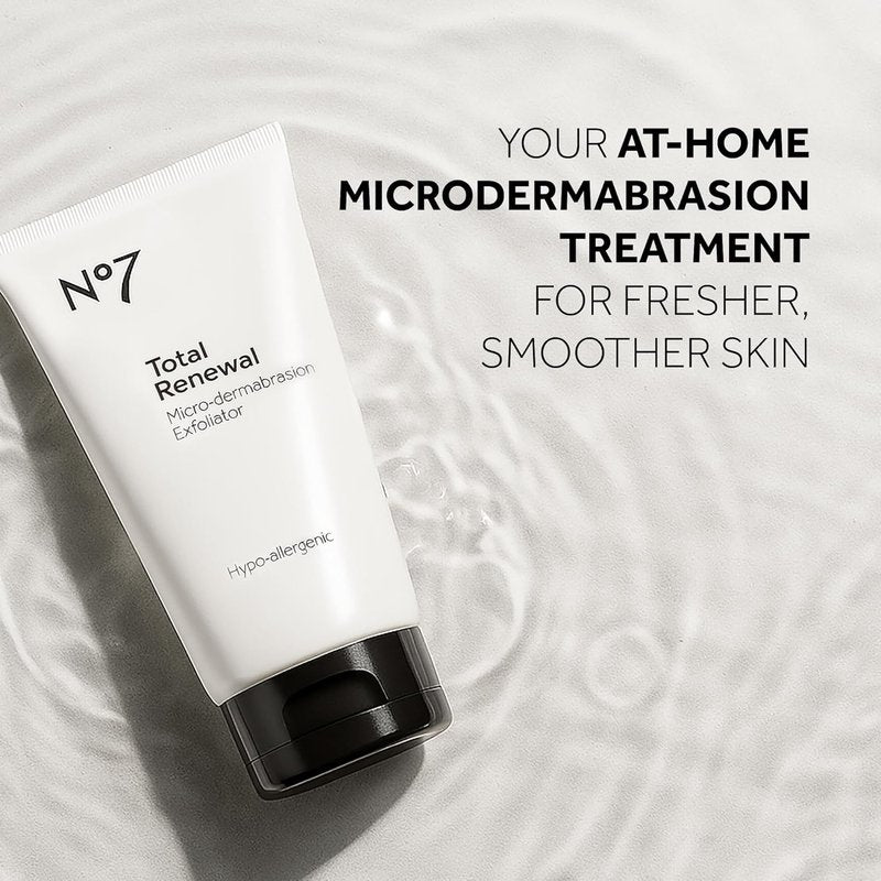 No7 Microdermabrasion Face Scrub - Exfoliating Dark Spot Corrector for Sensitive Skin | Reduces Fine Lines & Evens Skin Tone (2.5 Oz)