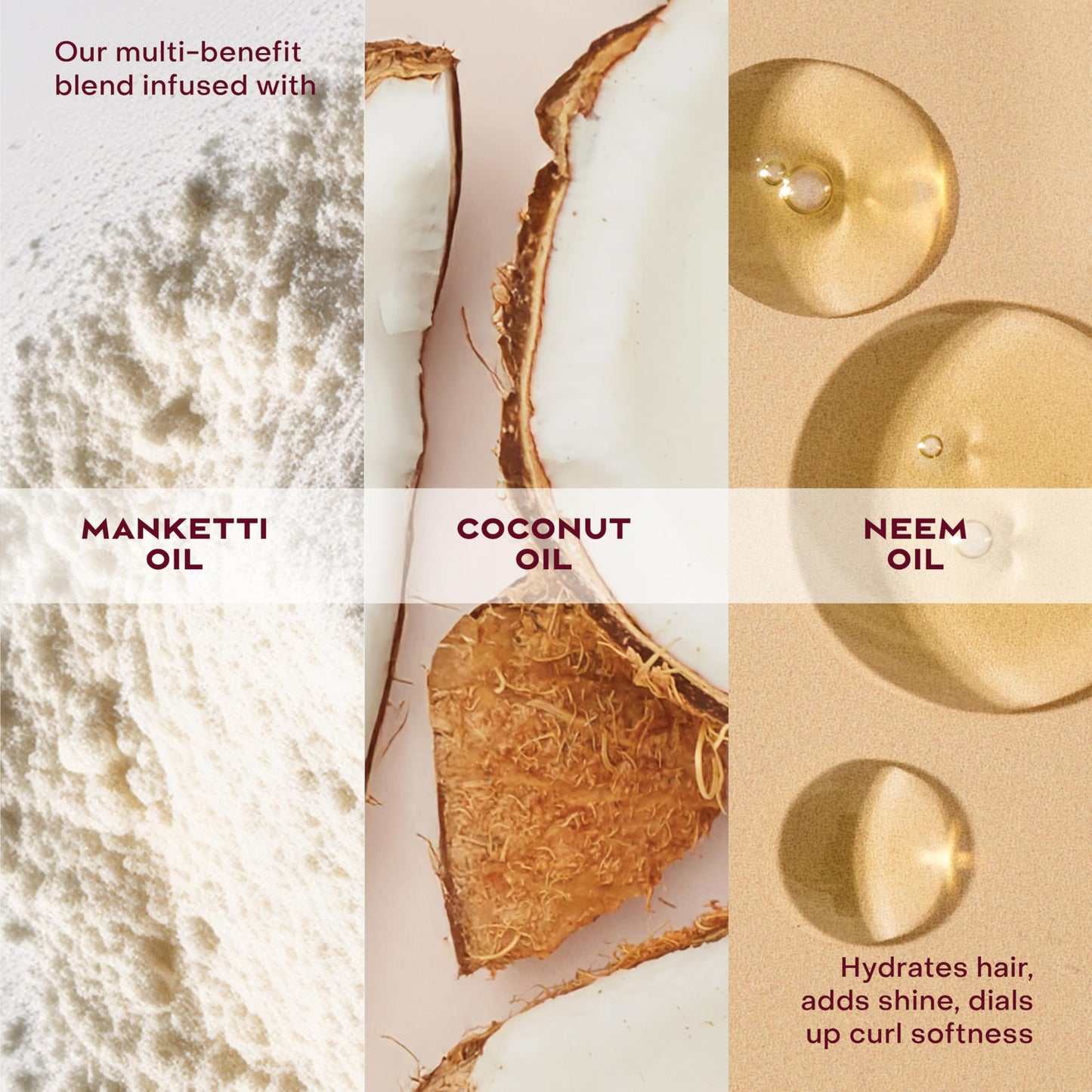 Shea Moisture Coconut & Hibiscus Smooth & Shine Oil Coconut & Hibiscus Softens And Hydrates Hair With Manketti And Coconut Oil For A Lightweight Texture 3.3 Fl Oz