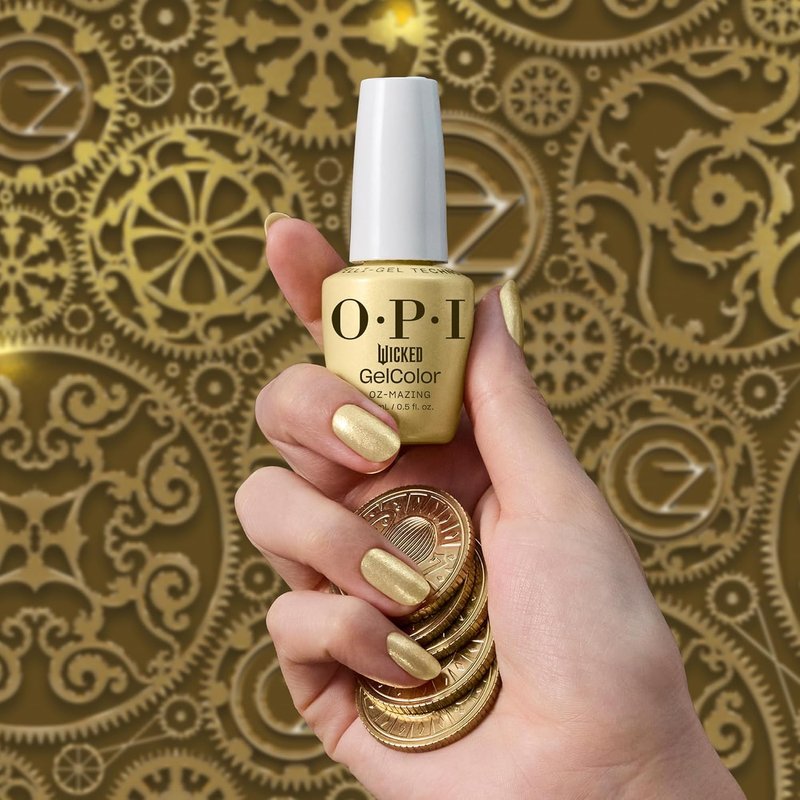 OPI GelColor Gel Nail Polish - Opaque Crème Metallic Shimmer | Wicked Limited Edition Holiday Collection