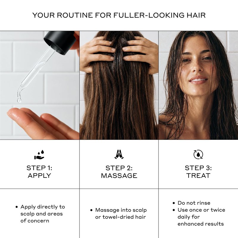 ZENAGEN Densifying Hair Serum for Fine + Thinning Hair | Boosts Hair Density, Strengthens & Nourishes Hair Follicles, Non-Greasy Water-Based Formula, Plant-Based, Vegan, All Hair Types, 1 oz