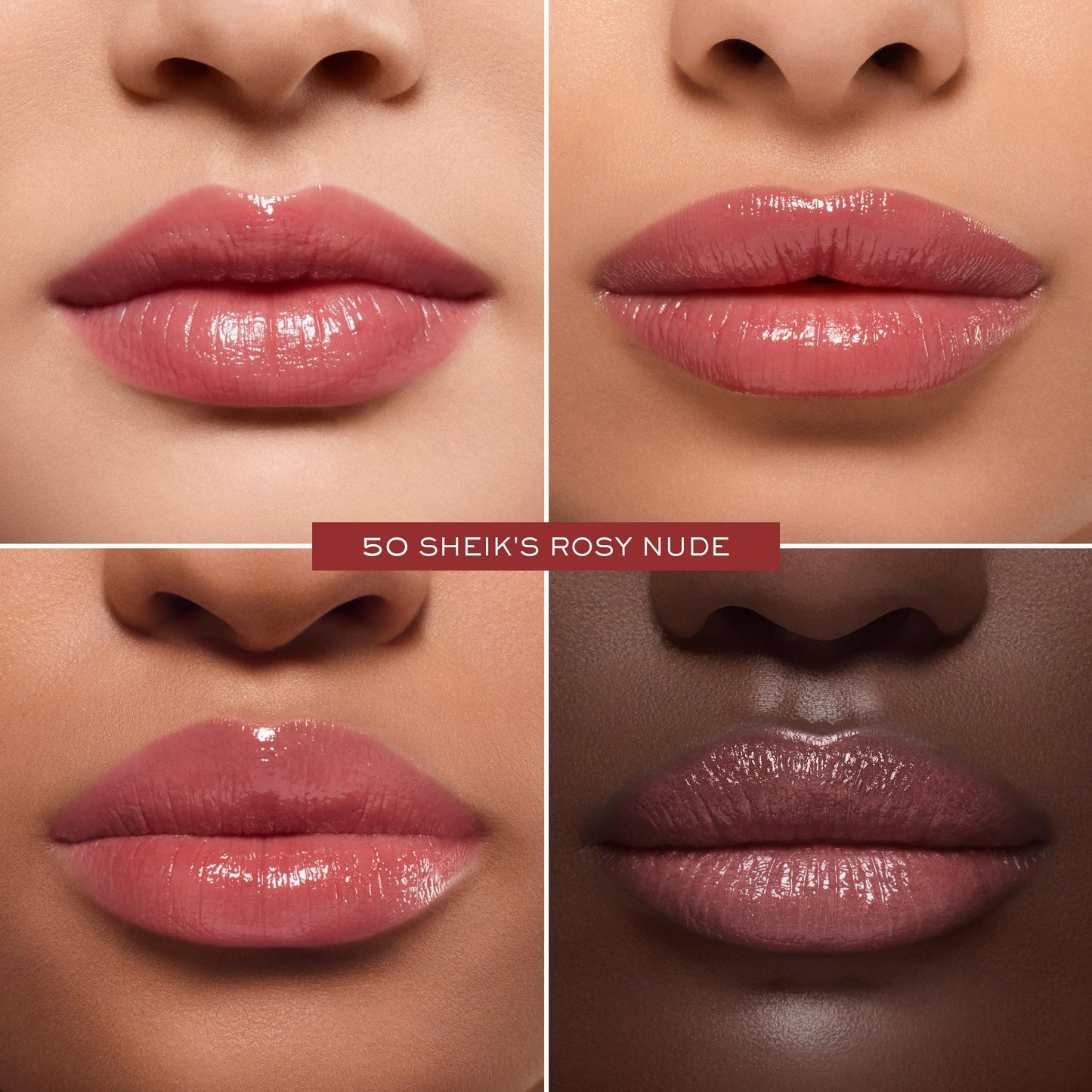 Lancôme Lip Idôle Squalane-12 Butterglow™ Hydrating Lip Balm – Instant Shine, 24H Hydration, and Buildable Color for Smooth & Moisturized Lips - 50 SHEIK'S ROSY NUDE