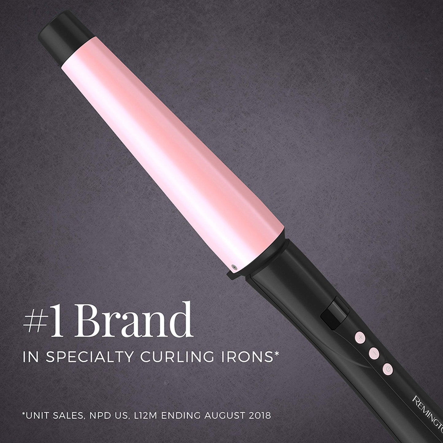 Remington Amazing Hair Bundle: Anti Static Ceramic Hair Straightener & Digital 1-1 ½ Inch Ceramic Curling Wand