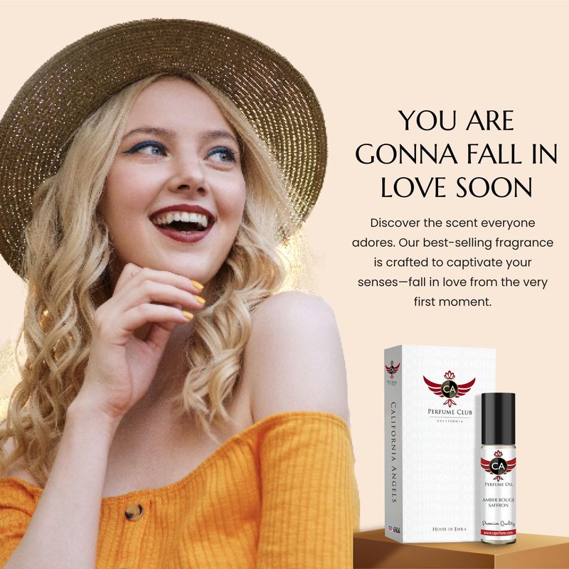 CA Perfume Impression of By Ailish for Women Fragrance Oil Amber Vanilla Scent Long Lasting Perfumes for Women Travel Size TSA Ready Mini Parfum Body Oil Roll-on 0.33 Fl Oz 10ml