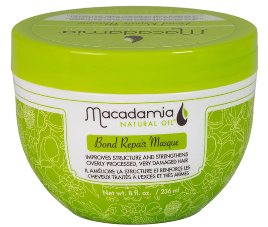 Macadamia Natural Oil Bond Repair Masque - Strengthening Argan Conditioner, Deep Conditioning Hair Mask for Damaged Hair, 8 fl oz