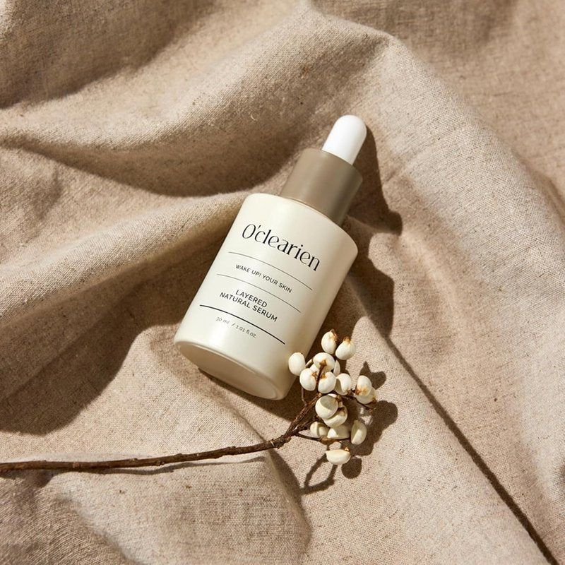 Layered Natural Serum with Hyaluronic Acid - Hydrating & Soothing for Sensitive Skin | 1.01 fl. oz.