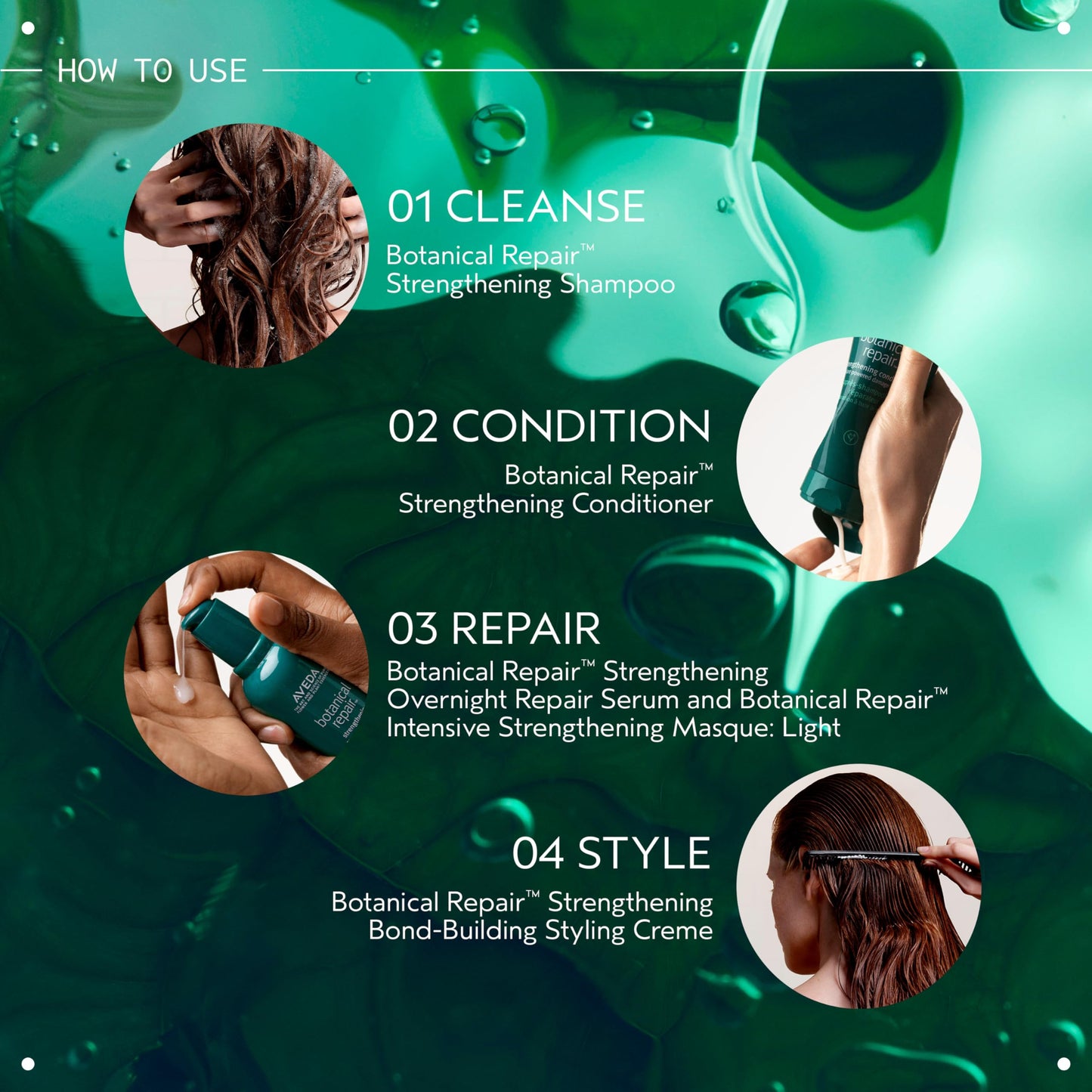 Aveda Botanical Repair Strengthening Shampoo | Strengthens and Repairs Damaged Hair | Bond-Building Shampoo | 94% Naturally Derived* | Silicone Free, 1.7 Fl Oz