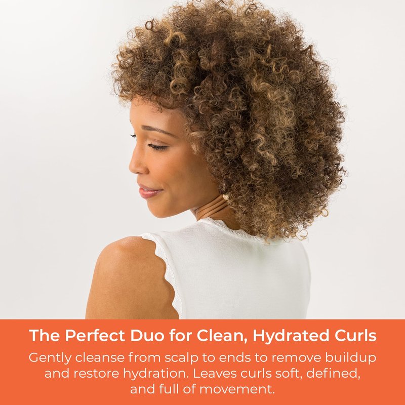 CIBU Curl + Coil Shampoo Cleanses, Hydrates, Revitalizes, Detangles & Preserves Natural Curl + Coil for Frizz-Free Smooth Manageable Hair (Shampoo, 350ml)