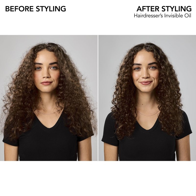 Bumble and bumble. Hairdresser's Invisible Oil Frizz-Reducing Hair Oil | Heat Protection, Frizz Control + Shine | Curly, Wavy, Straight | With Grapeseed, Coconut + Argan Oils, 3.4 Fl Oz
