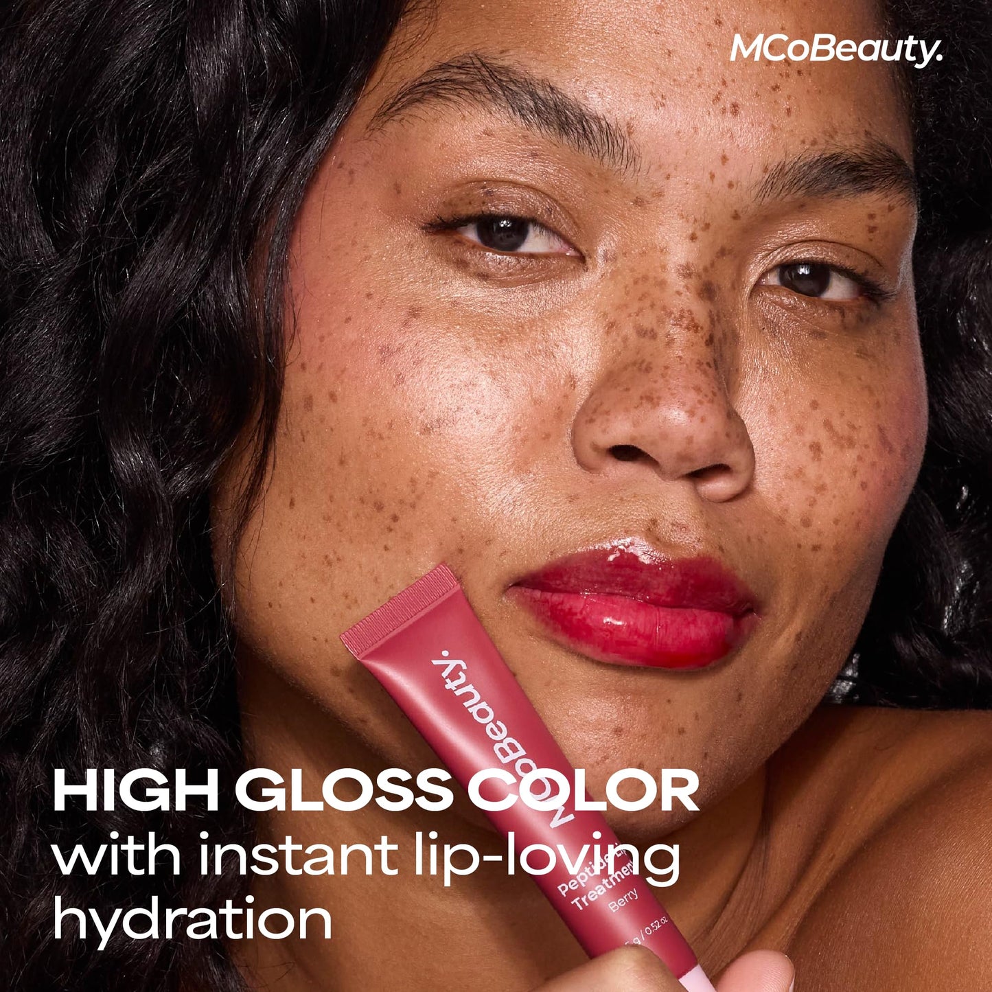 MCoBeauty Peptide Lip Treatment - Vanilla Brulee Plumping Lip Gloss Balm