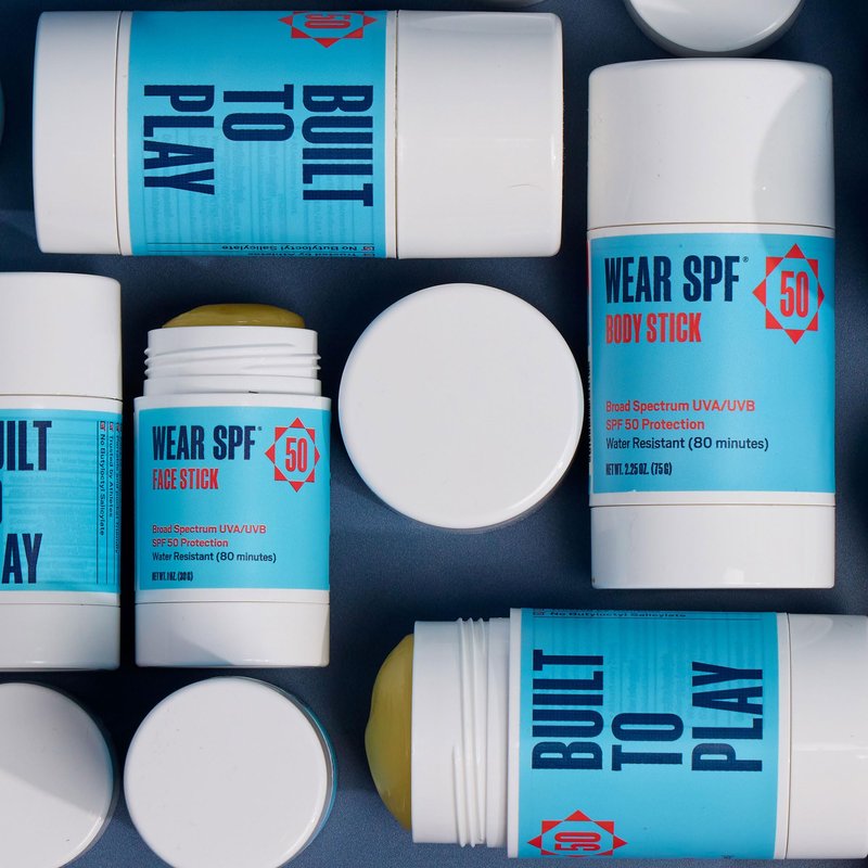 Wear SPF Sunscreen Sport Stick – Sweat & Water-Resistant SPF 50, 3-pack