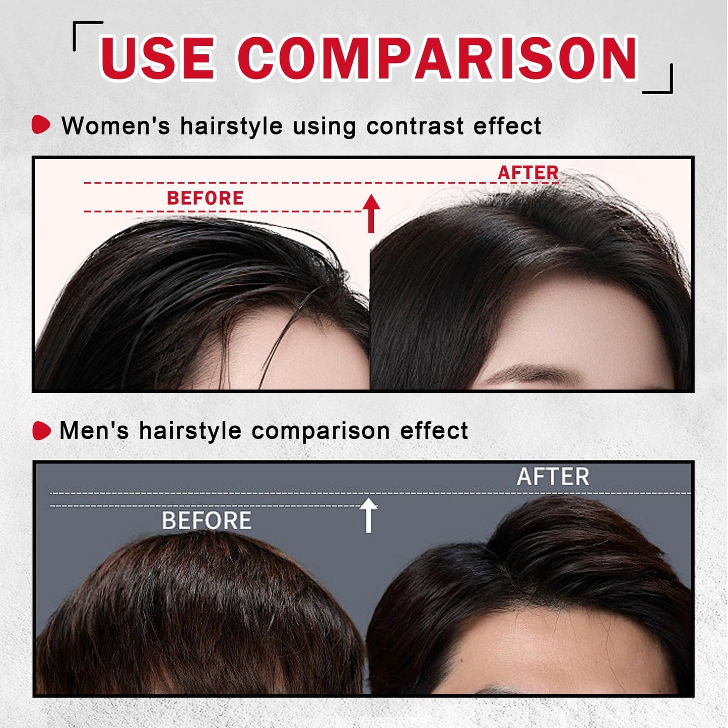 DAMUSI Hair Texture Styling Powder for Men & Women, Mattifying Hair Texturizing Volume Powder with Matte Finish, Strong Hold, Easy to Apply for All Hair Styles 0.52 Oz(Pack of 2)