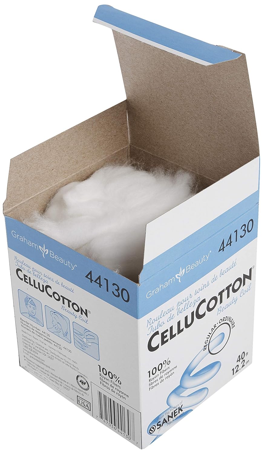 Cellucotton Beauty Coil - 100% Rayon Hair Rollers for Easy Styling | Regular Size