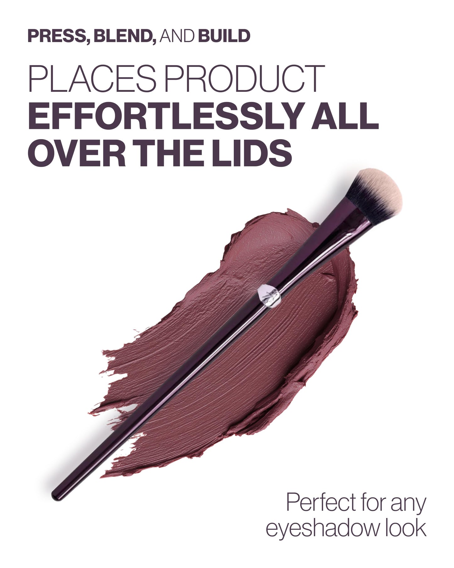 Anisa Beauty Eye Fan All-Over Brush | Soft Dense Vegan Brush for Blending Cream, Liquid, and Powder Eyeshadow | Fan-Shaped Head for All-Over Lid and Detailed Crease Application | Cruelty-Free