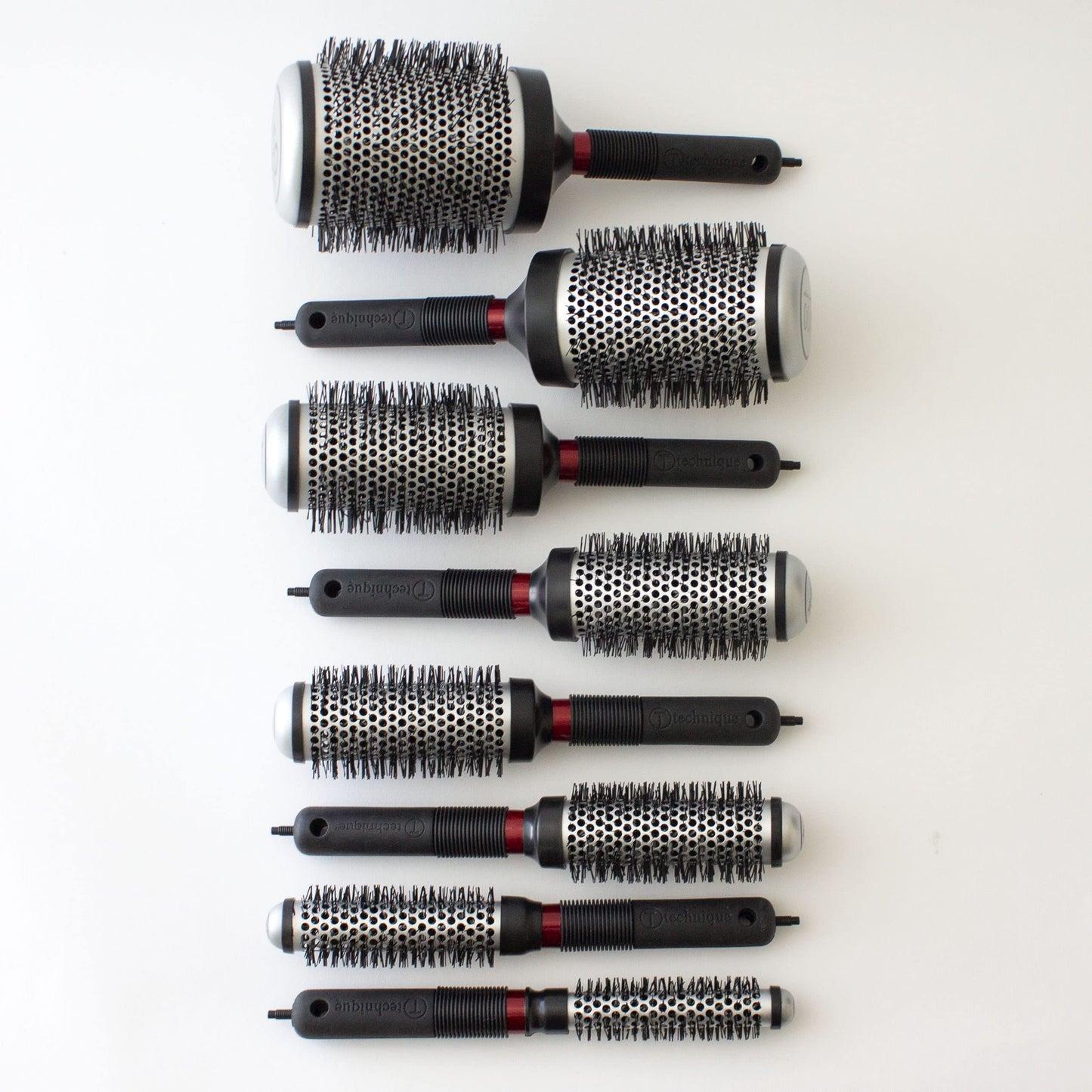 Cricket Technique Thermal Hair Brush #300 0.75” for Blow-Drying, Curling, and Styling – Heat-Retaining Barrel with Anti-Static Tourmaline Bristles, Round Thermal Brush, Not Electric, All Hair Types