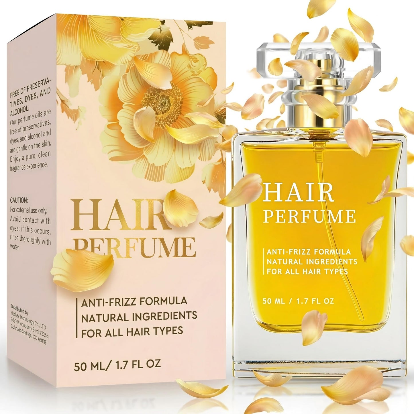 AETHEREVE Hair Perfume for Women, 50mL Long Lasting Pheromones Perfume for Women, Lightweight Fragrance Spray for Dry and Frizzy Hair Care