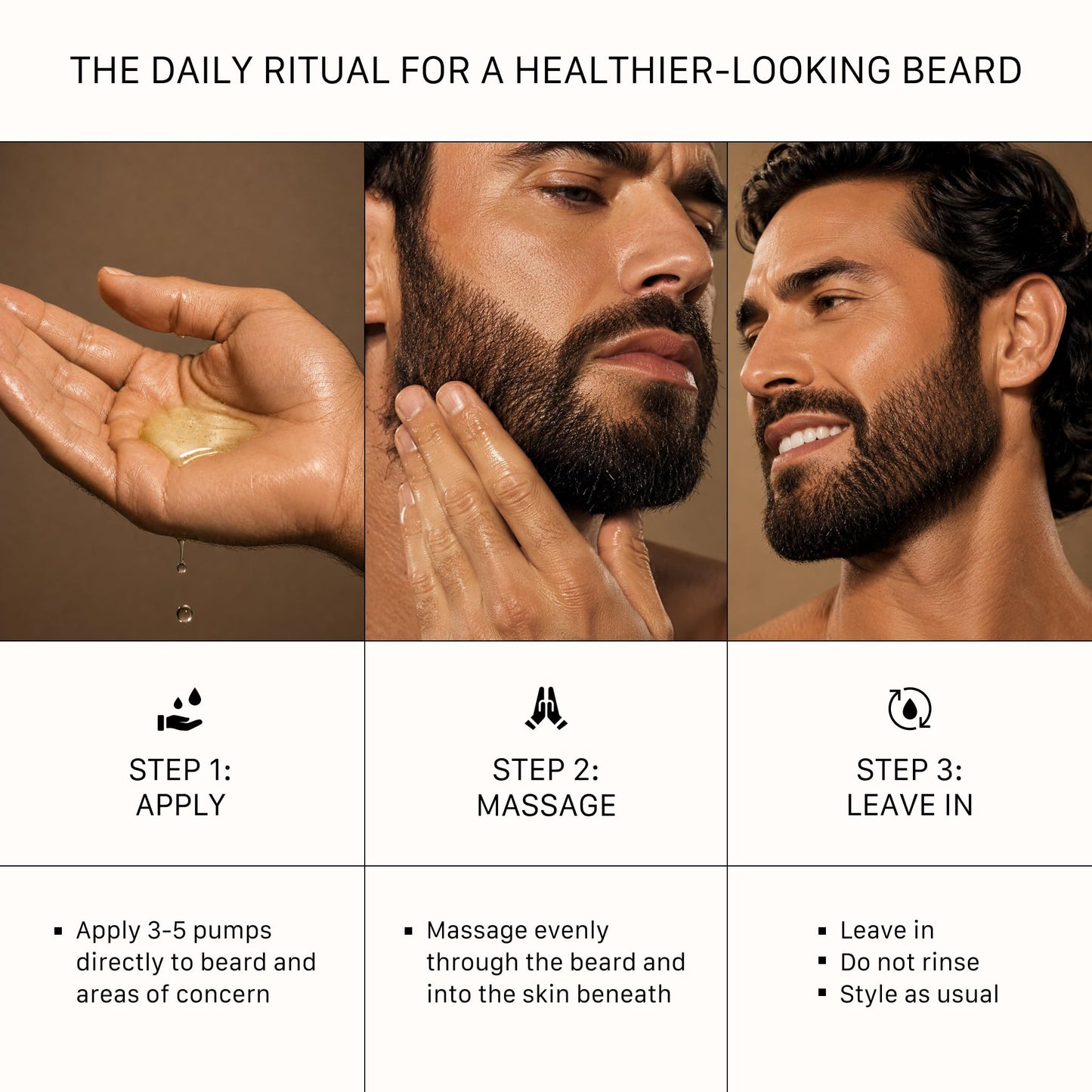 Densifying Beard Oil - Classic Scent | For Fuller Beard, 1 Fl Oz