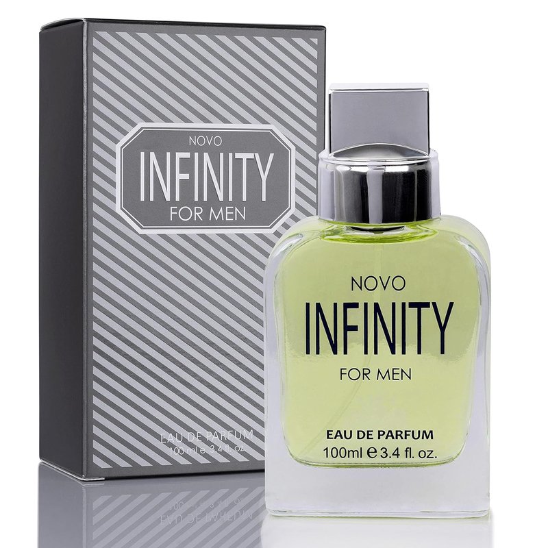 NovoGlow Infinity Eau De Parfum for Men - Refreshing Citrus & Floral Scent | 3.4 Fl Oz Perfect Gift Option