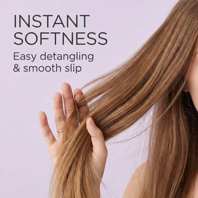Professional Shampoo Hydrating and Detangling Leave-In Set with Aloe & Hyaluronic Acid. Lightweight Moisture, Softness & Shine, Vegan & Paraben-Free.