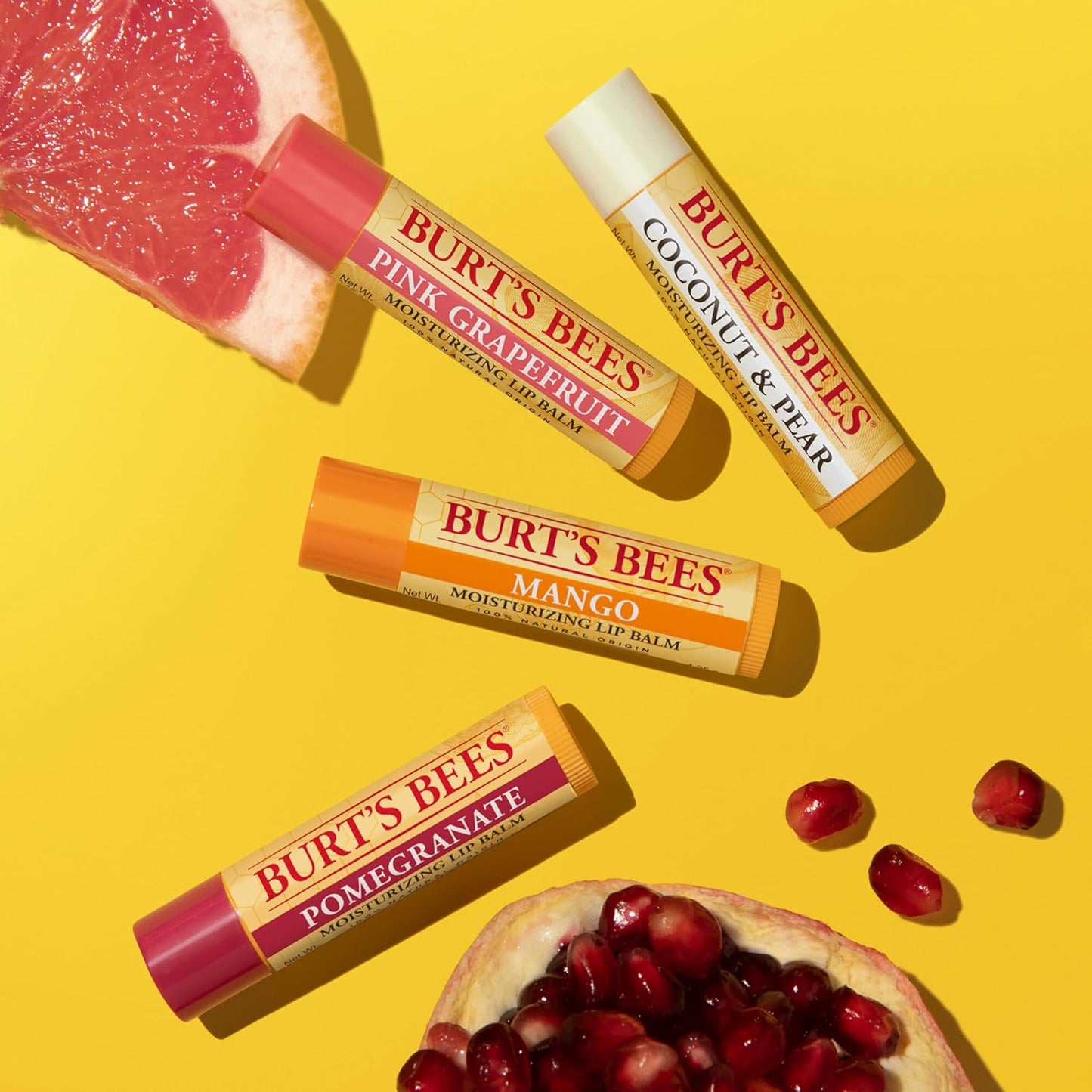 Burt's Bees Natural Moisturizing Lip Balm - Superfruit Flavor | Hydrating & Nourishing Formula