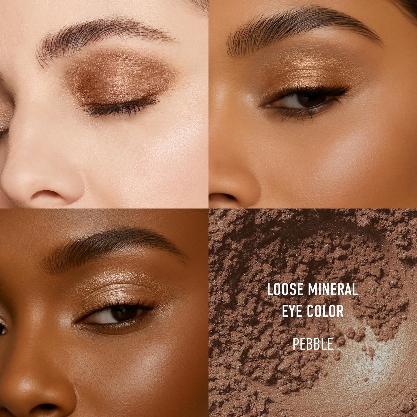 bareMinerals Single Loose Mineral Eyeshadow, Pebble, Vegan, Cruelty-Free & Dermatologist-Tested