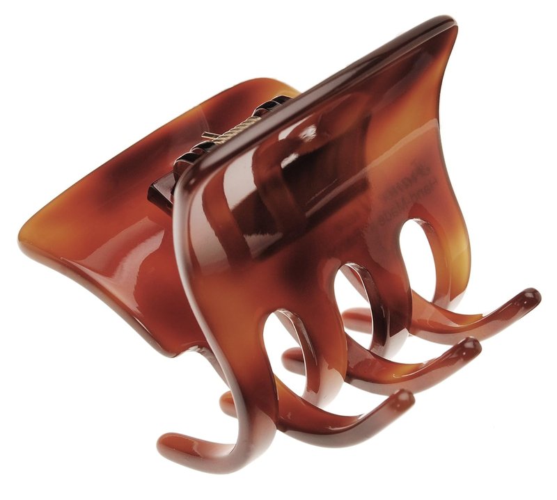 France Luxe No Nonsense Claw Clip - Stylish Tortoise Hair Accessory