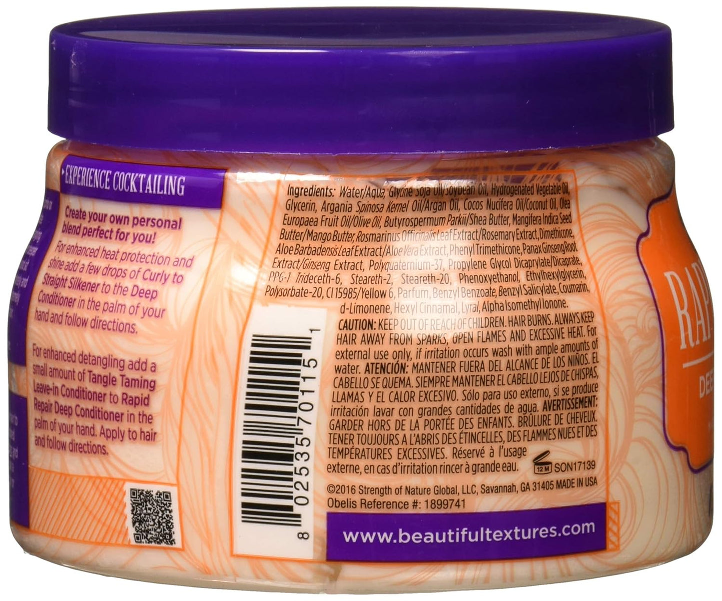 Rapid Repair Deep Conditioner - Beautiful Textures | 15 Oz for Damaged Hair