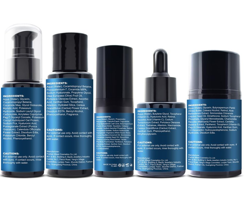Fathers Day Dad Gift,Mens Skin Care,Anti-Aging Skincare for Men with Retinol & Hyaluronic Acid | Tightens, Firms & Hydrates Skin | Complete Facial Care Routine Kit Birthday Gift for Husband Boyfriend