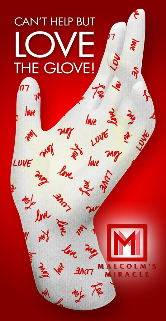 Malcolm's Miracle Love Moisturizing Gloves - Guaranteed for Two Years - Made in the USA (Medium)