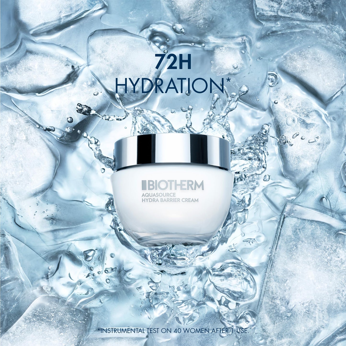 Biotherm Aquasource Hydra Barrier Cream, Lightweight And Fast-Absorbing Face Moisturizer for a Stronger Skin Barrier, with Biotech Plankton, Bio-Ceramides and Hyaluronic Acid 1.7 Fl.Oz.