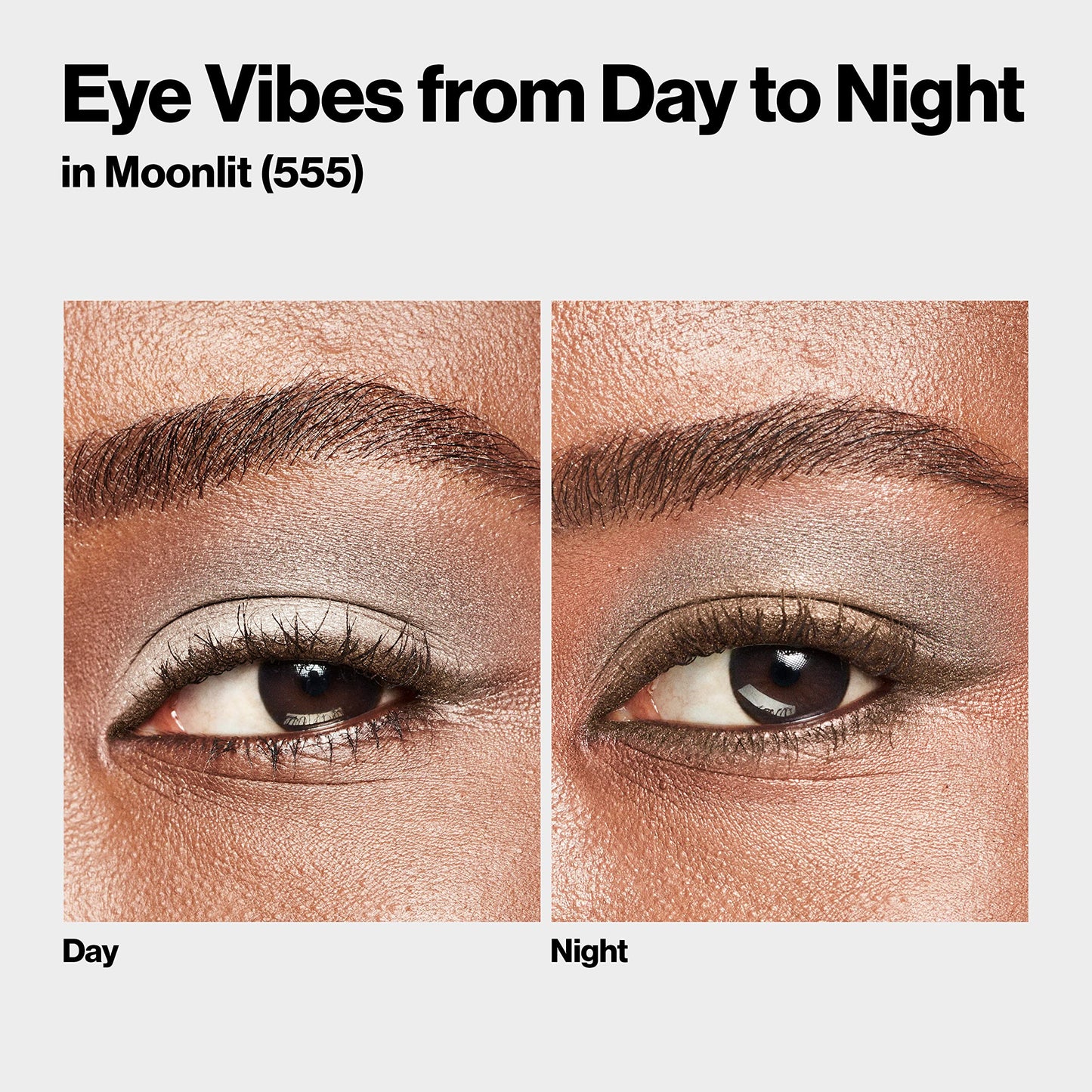 Revlon Eyeshadow Palette by Revlon, ColorStay Day to Night Up to 24 Hour Eye Makeup, Velvety Pigmented Blendable Matte & Shimmer Finishes, 555 Moonlit, 0.16 Oz, 555 Moonlit, 0.16 oz