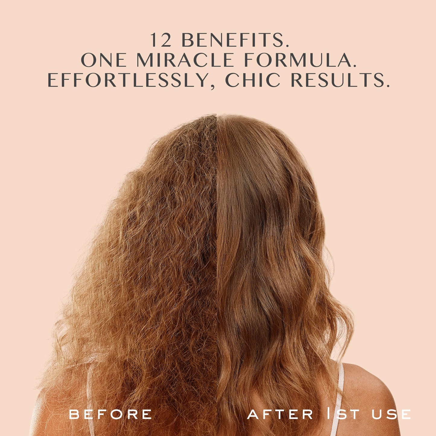 Kristin Ess 12-in-1 Leave-In Conditioner & Heat Protectant Spray – Heat Protection 450°F - Blow Dry + Flat Iron Dry Damaged Hair Protect + Repair - Anti-Frizz Detangler - Color Safe Heat Protectant