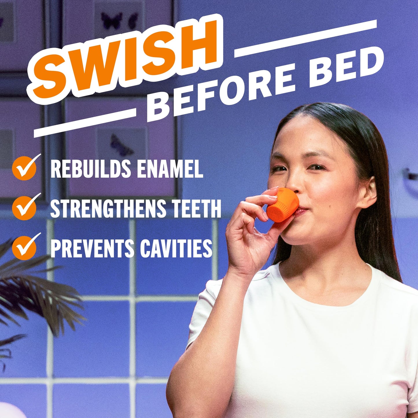 TheraBreath Overnight & Whitening Mouthwash Bundle, Chamomile Mint & Dazzling Mint Flavors, Fluoride & Alcohol Free, Fights Bad Breath 12 Hours, Removes Stains, Pack of 2, 16 fl oz Each