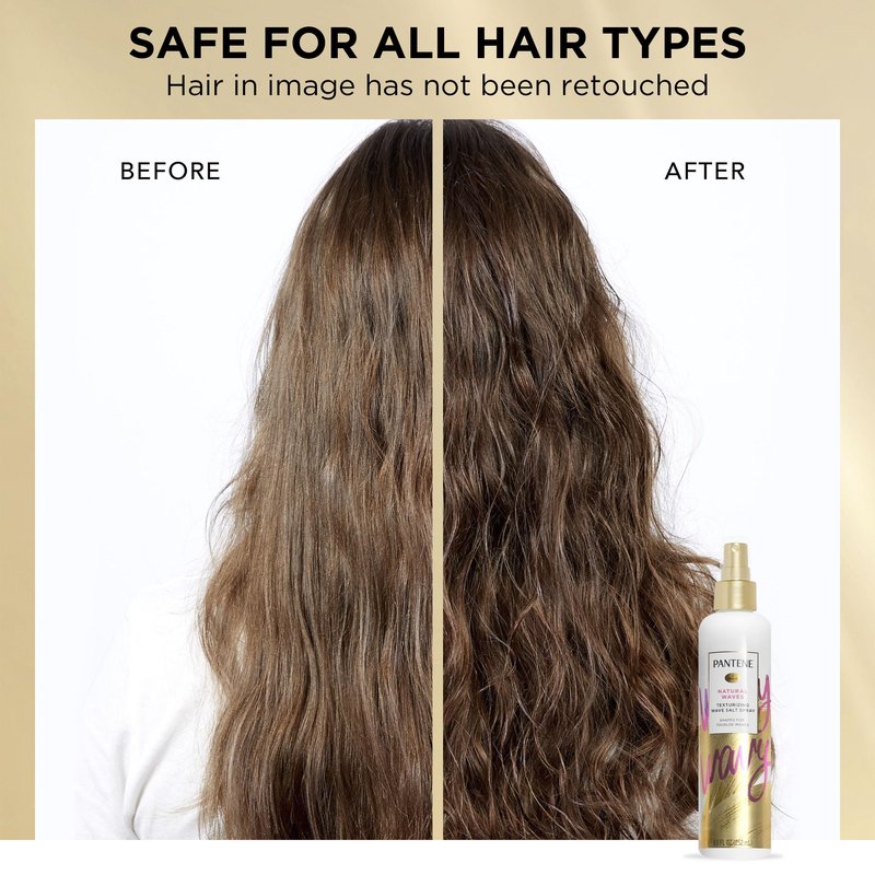 Pantene Pro-V Salt Texturizing Hairspray, No Sea Needed, Natural Waves, Pack of 3, 25.5 oz Total