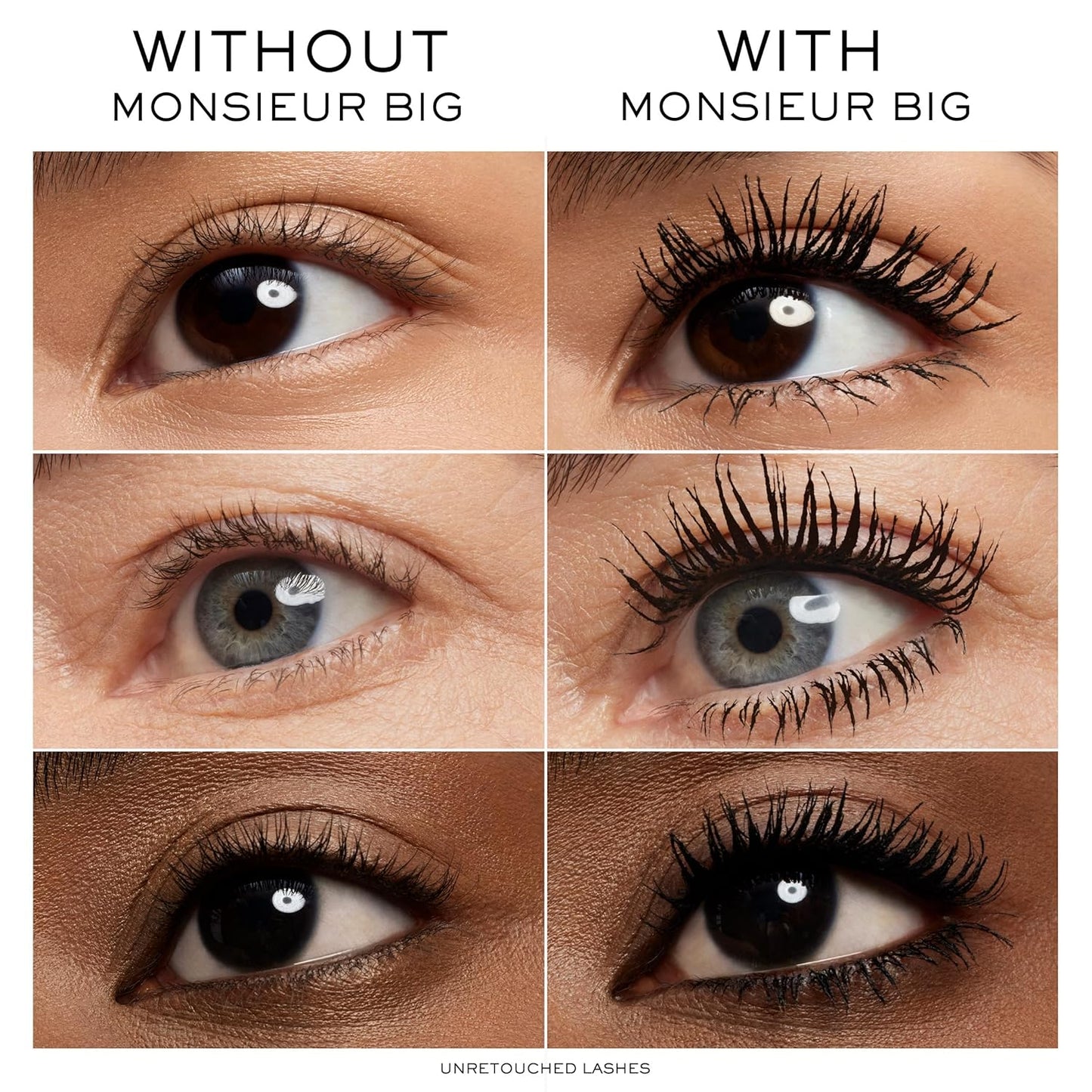 Lancôme Cils Booster XL Mascara Primer & Monsieur Big Volumizing Black Mascara Duo - Travel Size Set for Instant False Lash Effect & Big Volume
