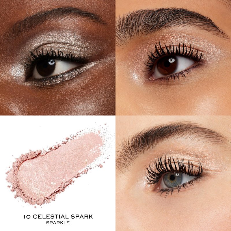 Lancôme Idôle Goddess Dimension Eyeshadow, Shimmer Finish – High Pigment, Crease-Resistant, Long-Lasting, Blendable Eye Makeup, Buildable Color, 10 Cosmic Frost