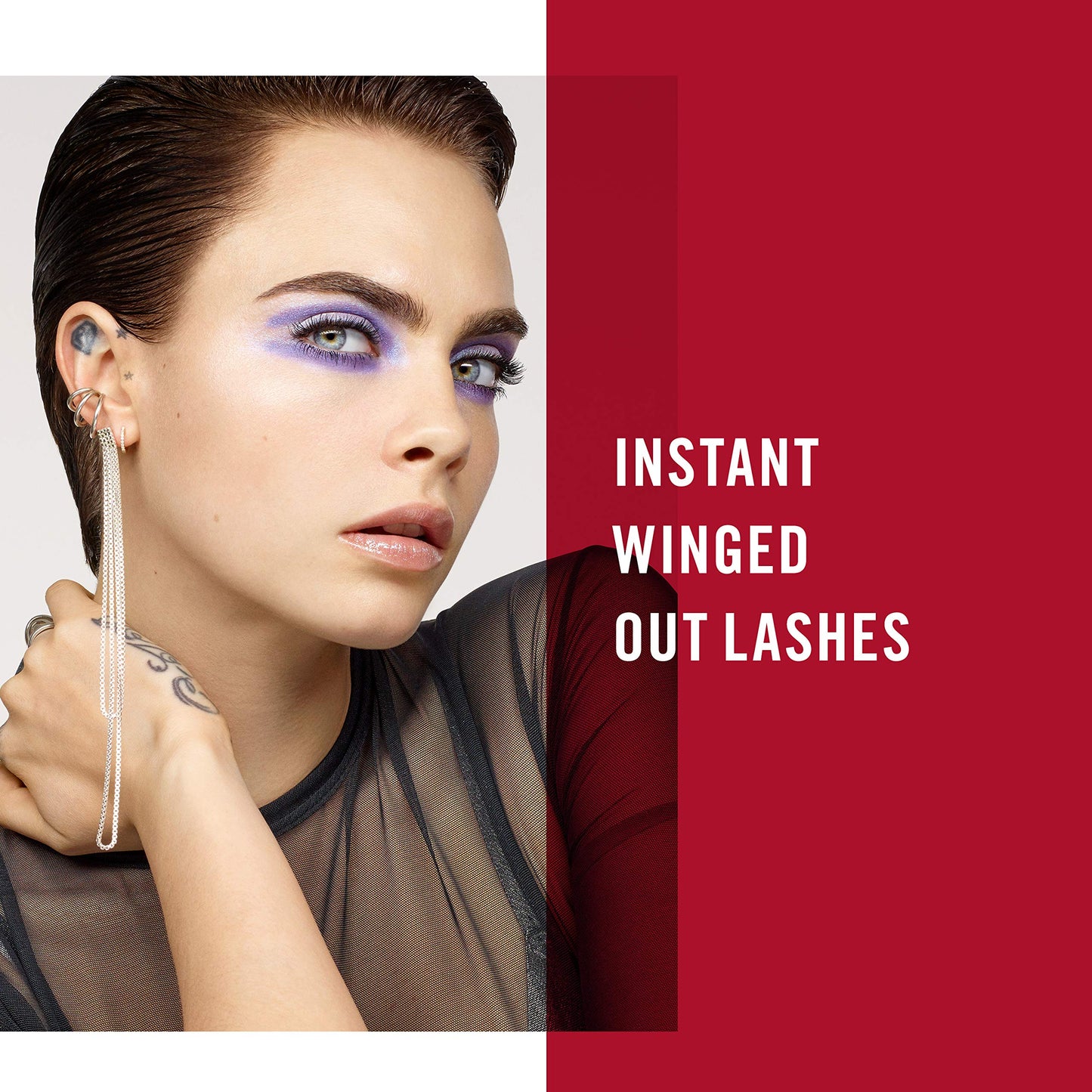 Rimmel Wow Wings Mascara, Long-Wearing, Volumizing, Smudge-Proo, 003, Extreme Black, 0.4oz