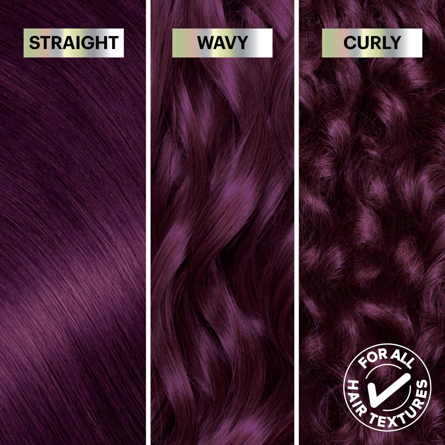 Garnier Nutrisse Ultra Color Hair Color, Permanent Hair Dye for Up to 8 Weeks of Bold, Vibrant, Fade-Resistant Results, Vegan & Cruelty-Free, V2 Dark Intense Violet (Spiced Plum), 2 Count