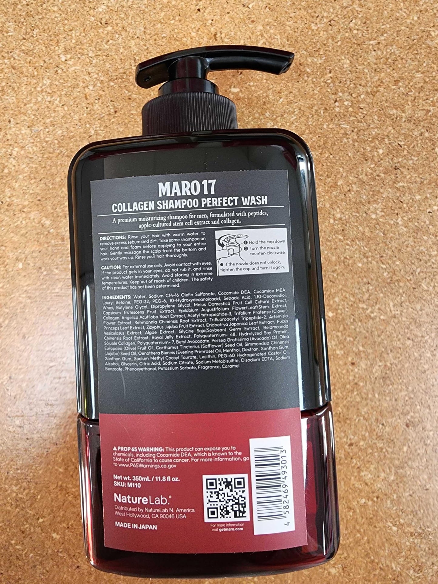 MARO17 Japan's #1 Collagen Shampoo Perfect Wash & Conditioner Duo - Moisturizing, Hair Thickening Shampoo & Conditioner Set - Cleanses Dirt & Regenerate Collagen to Support Healthy Scalp & Fuller Hair