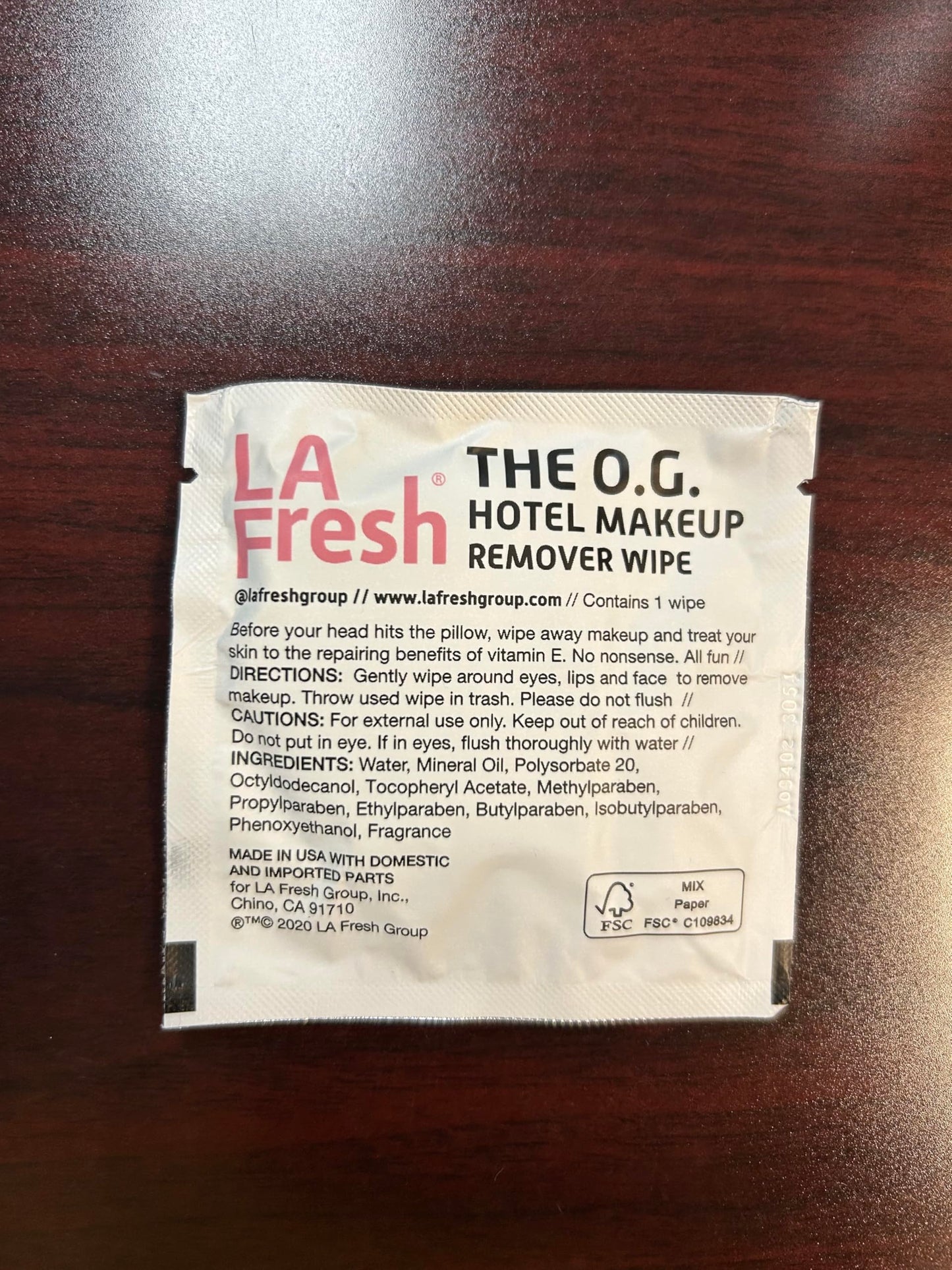La Fresh Makeup Removal Facial Cleansing Wipes, Waterproof, 50 Count - Skin Care Travel Essentials