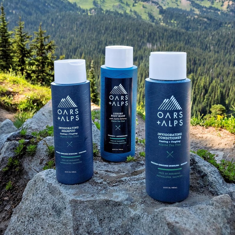 Men's Sulfate-Free Hair Shampoo with Witch Hazel & Tea Tree Oil - Nourishing & Moisturizing, 13.5oz